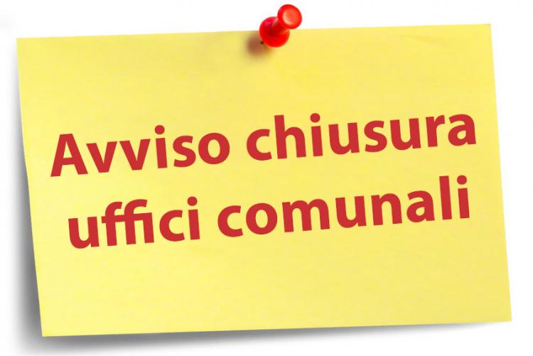 Chiusura Uffici Comunali i giorni 27 e 28 Dicembre 2024